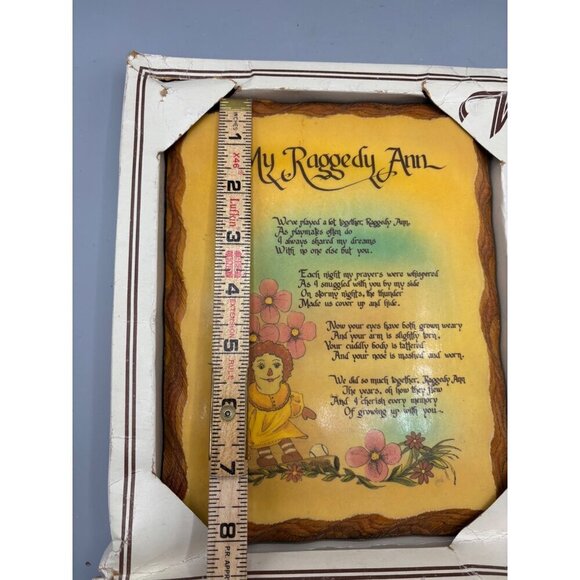 Vtg 3 Pc Plaque My Raggedy Ann Patty Cake Horsey Wood Wall Decor Nursery - Picture 5 of 6